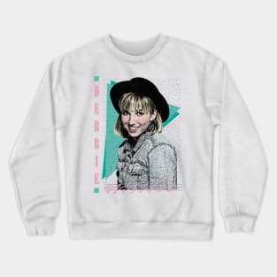 Debbie Gibson 80s Styled Aesthetic Design Crewneck Sweatshirt